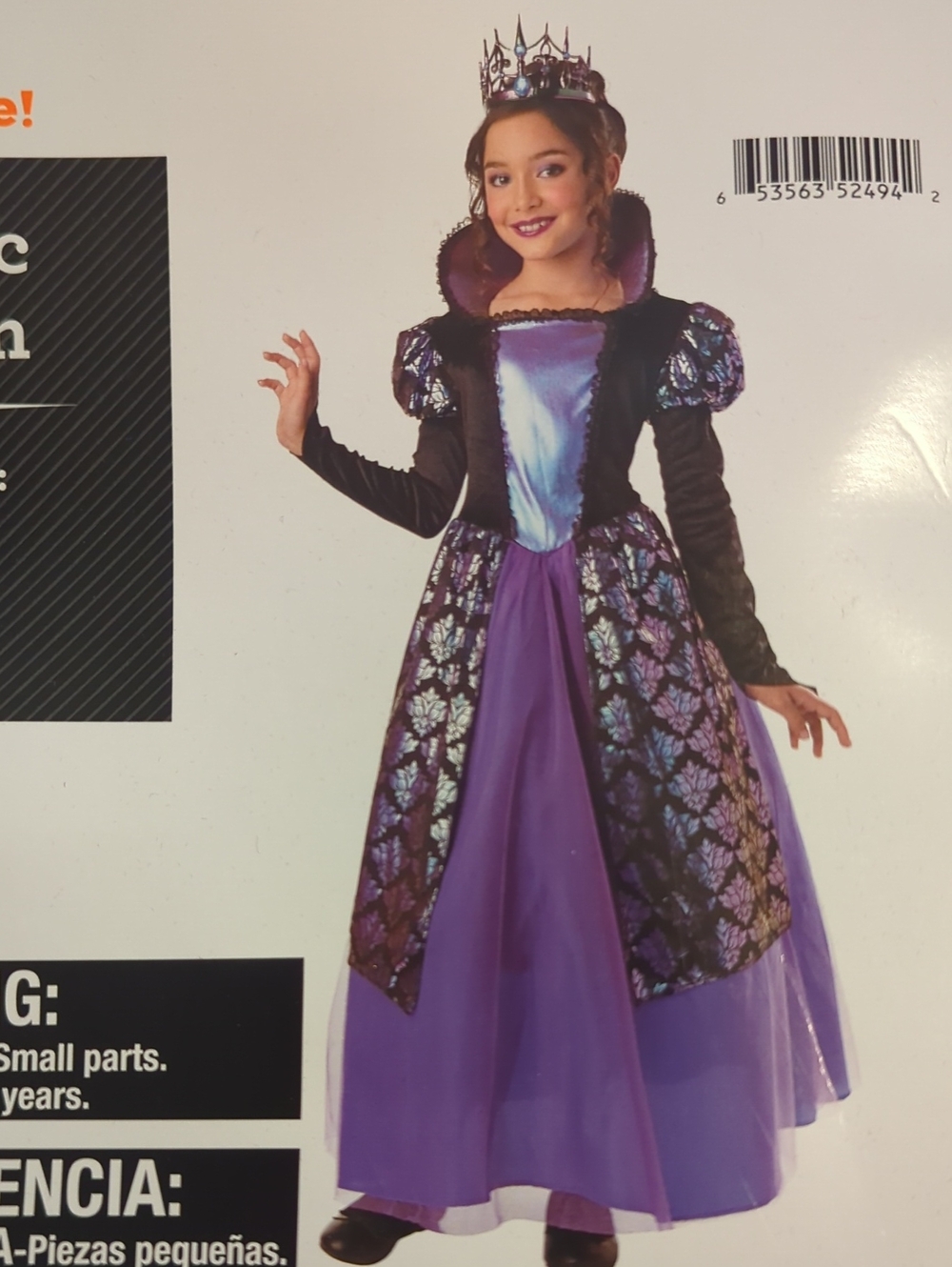 Dragon Queen Costume, Girl's M (7/8), New